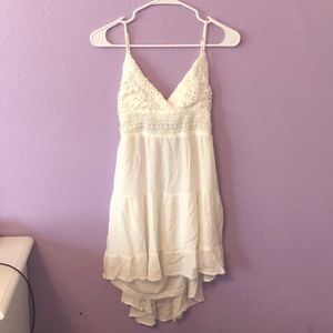 White Backless Sundress with Bow from Spain